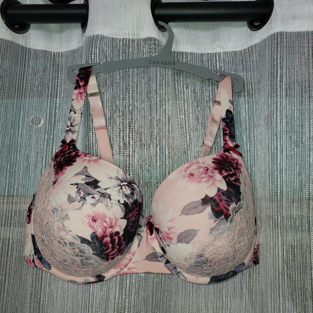 Lane Bryant, 44d, pink floral